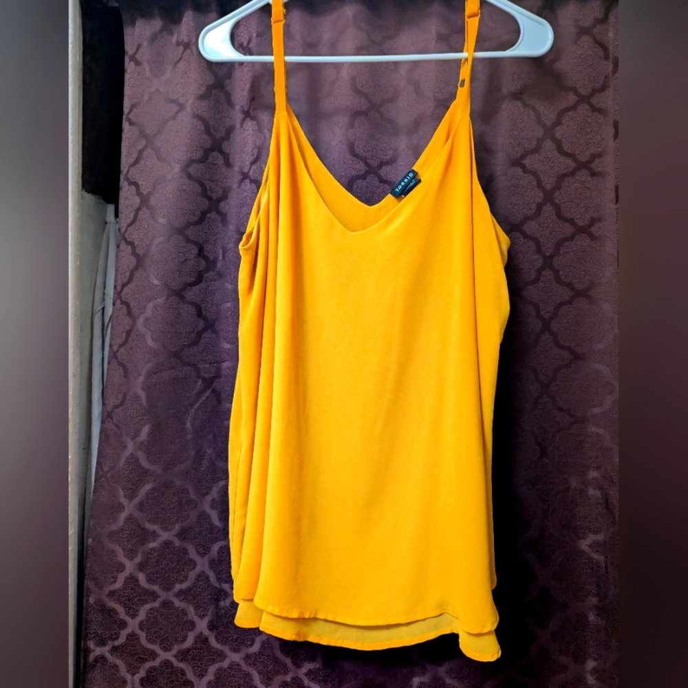 Torrid Size. 1, Yellow Spaghetti Strap Top